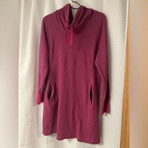 Cozy Magenta Cowl Neck Columbia large sweatshirt